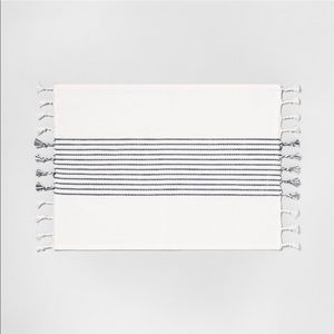 Hearth & Hand Knotted Fringe Stripe Placemat